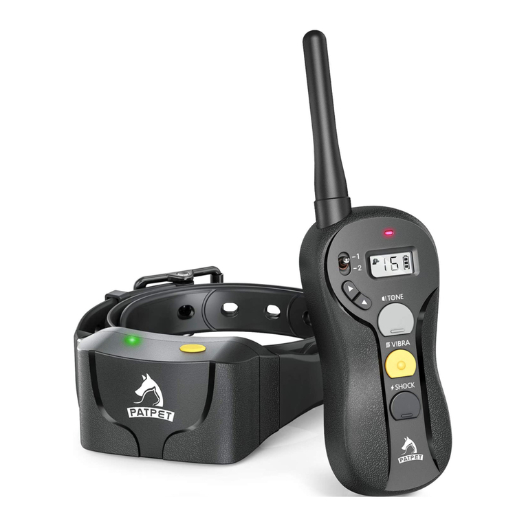 Patpet p-collar 640 user manual