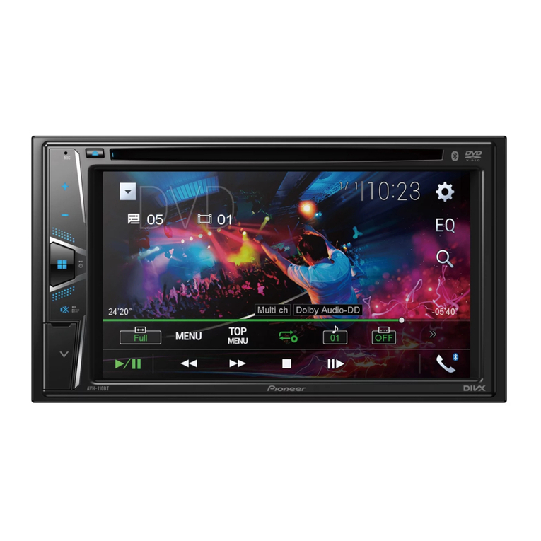 Pioneer AVH-110BT User manual
