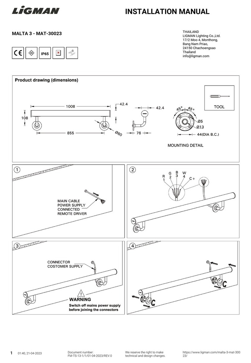 LIGMAN MAT-30023 User manual