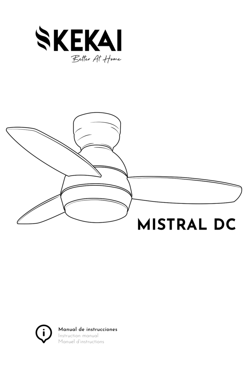 KEKAI MISTRAL DC instruction manual