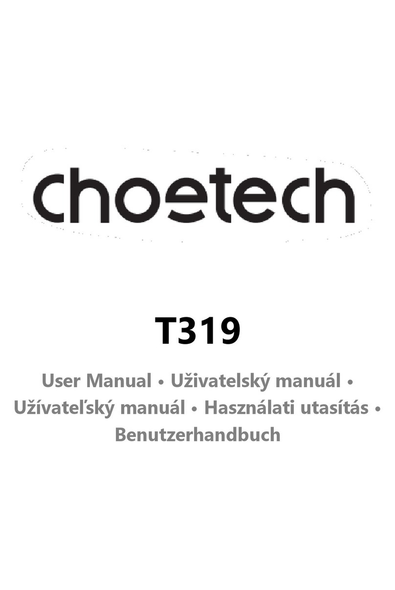Choetech T319 User manual
