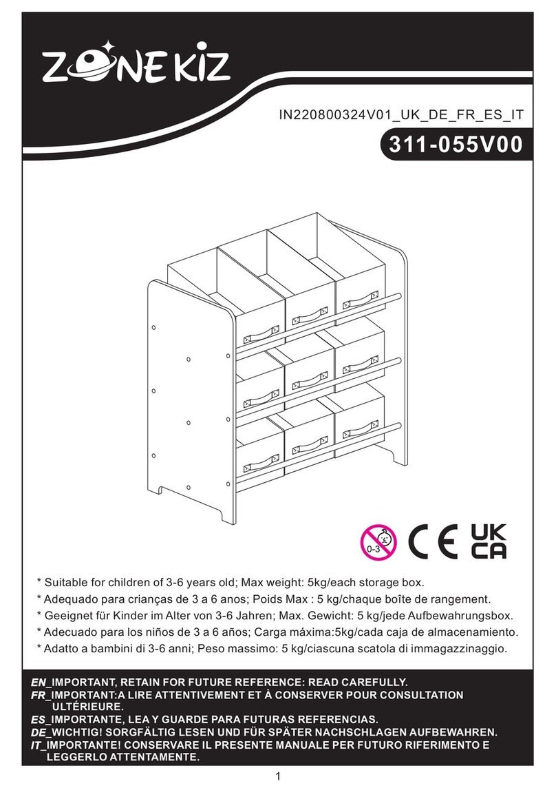 ZONE KIZ 311-055V00 manual