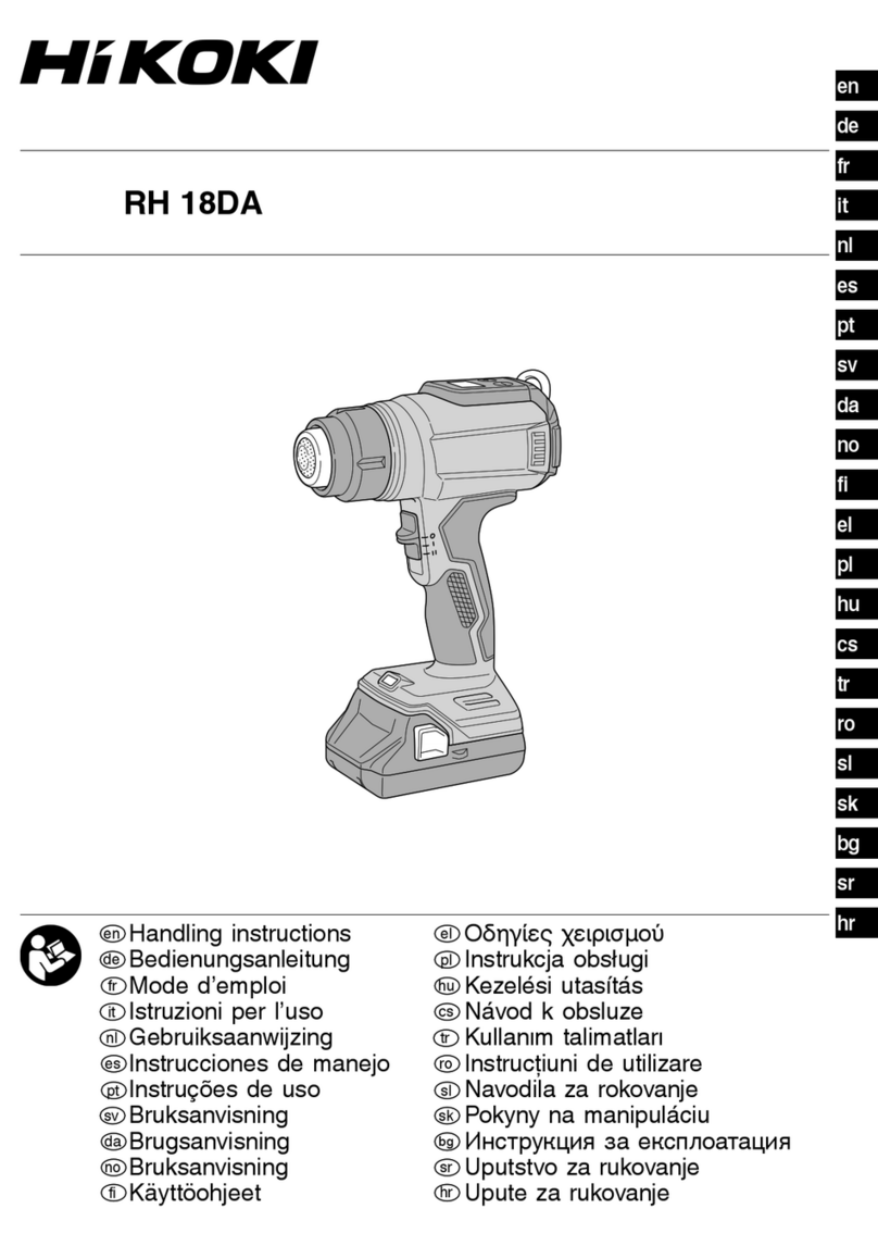 HIKOKI RH18DAW2Z User manual