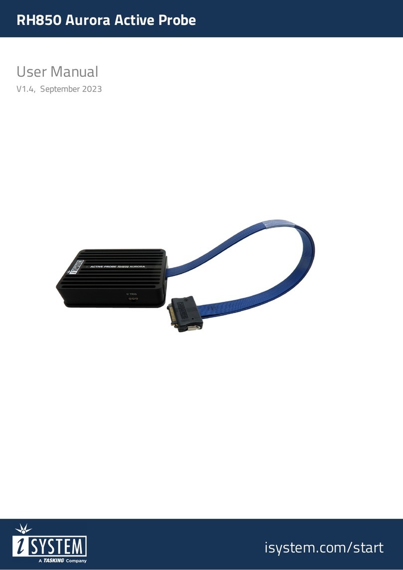 TASKING iSYSTEM RH850 User manual TASKING iSYSTEM RH850 User manual