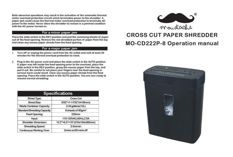 Moustache MO-CD222P-8 User manual
