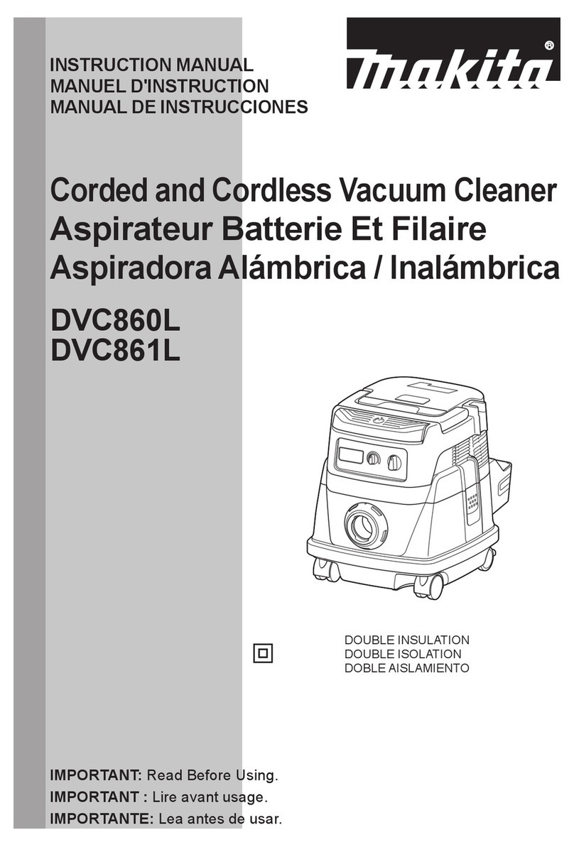 Makita DVC860L User manual