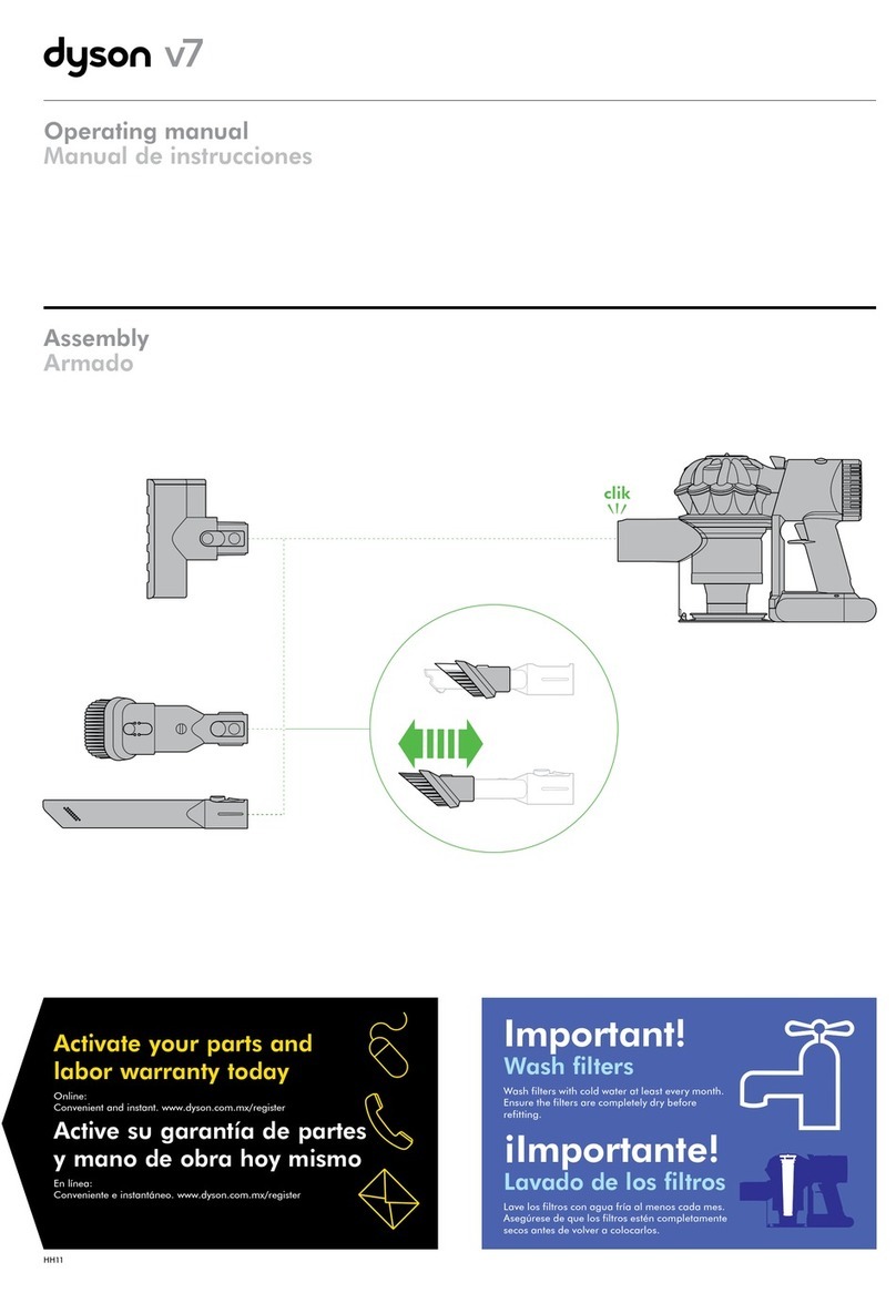 Dyson V7 Motorhead User manual Dyson V7 Motorhead User manual