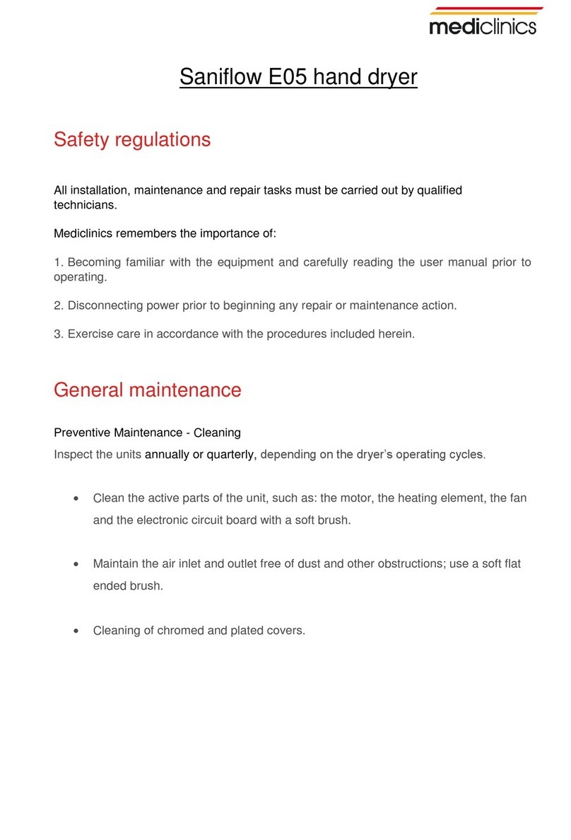 Mediclinics E05 User manual Mediclinics E05 User manual