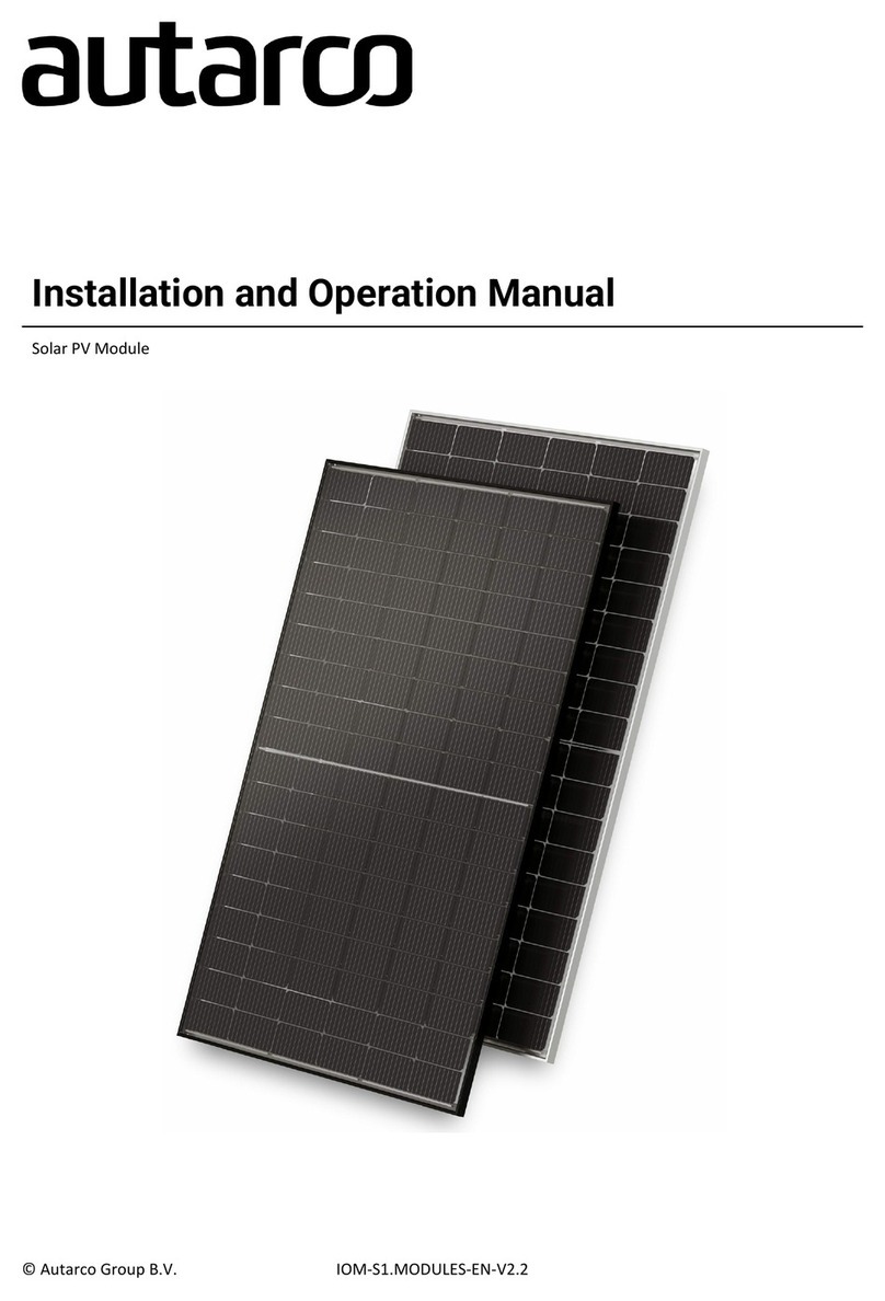 Autarco TBJ Series Installation and operation manual Autarco TBJ Series Installation and operation manual