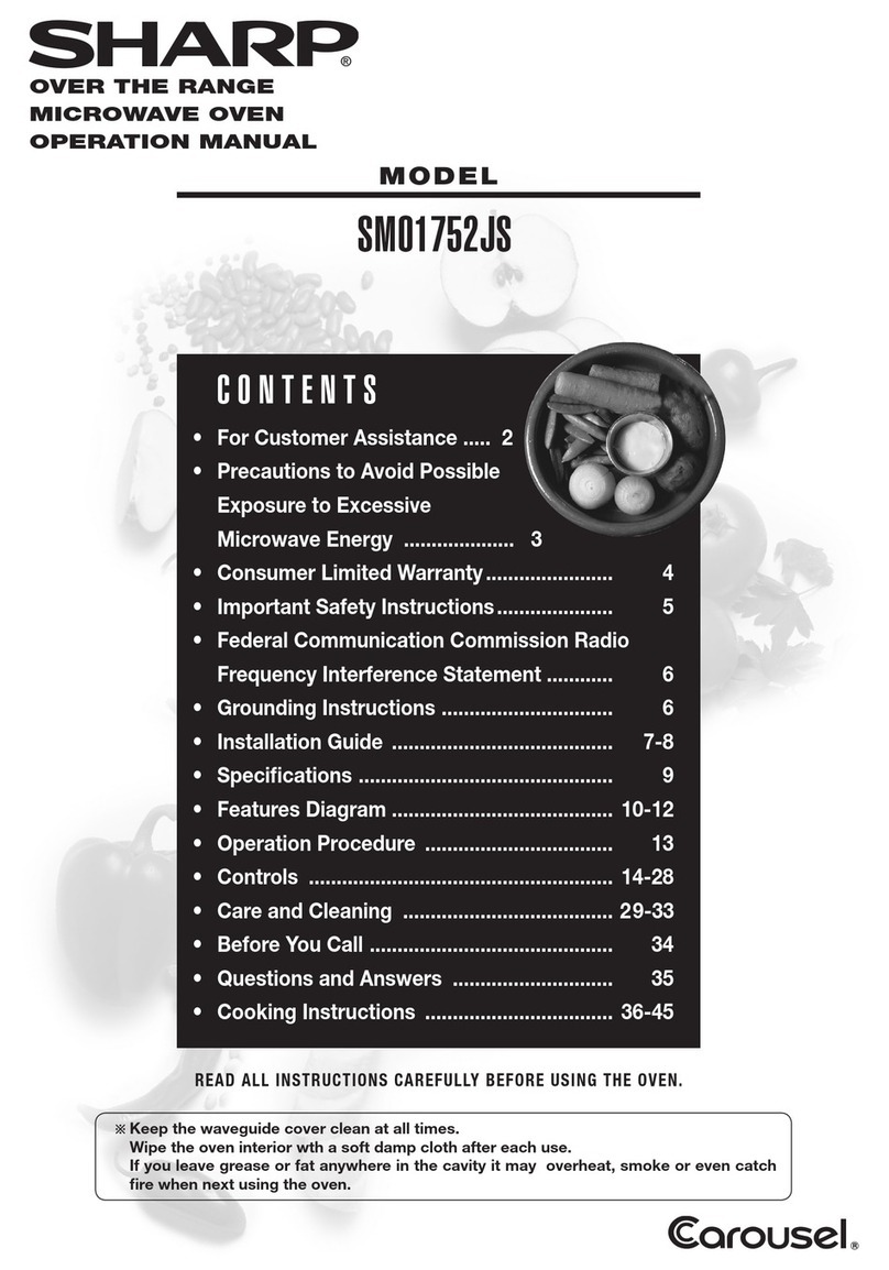 Sharp SMO1752JS User manual