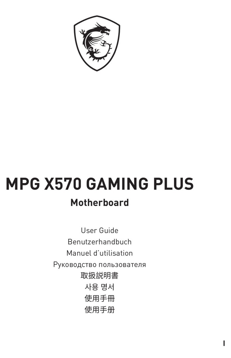 MSI MPG X570 GAMING PLUS user guide