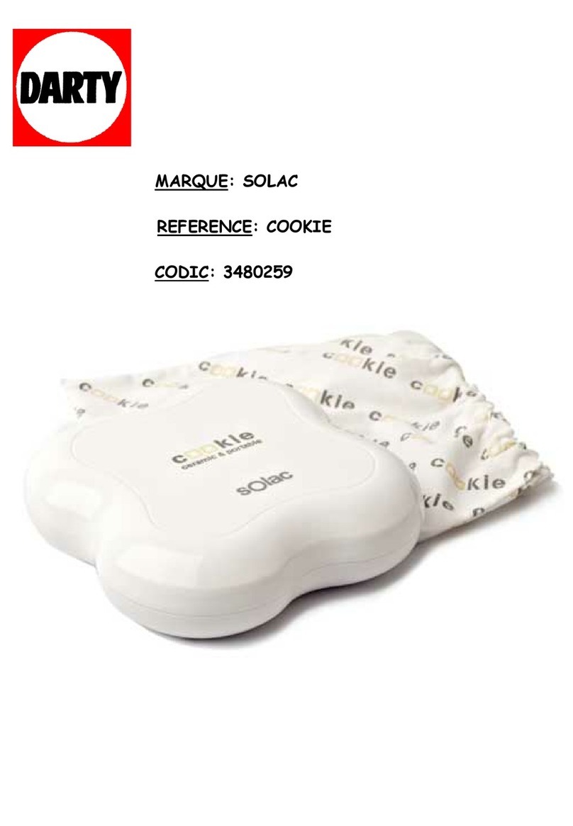 SOLAC CC8980 Instructions for use