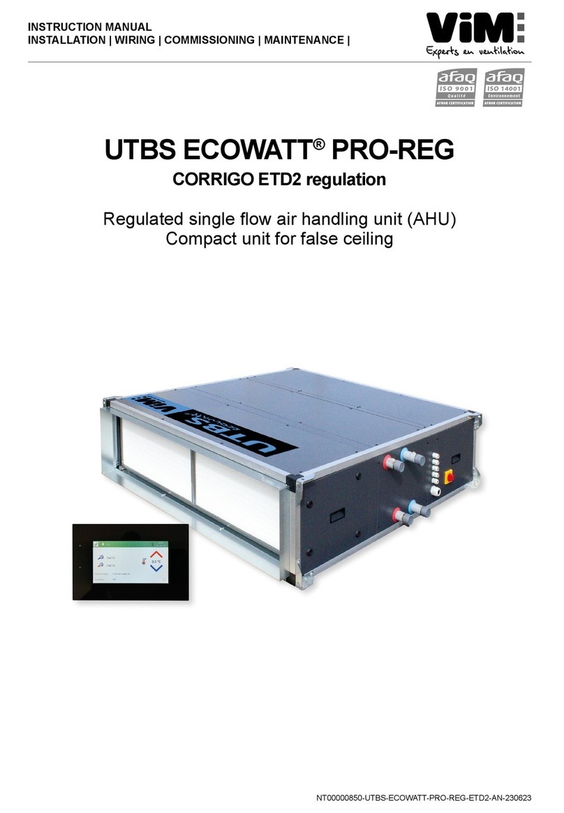 ViM UTBS ECOWATT PRO-REG instruction manual
