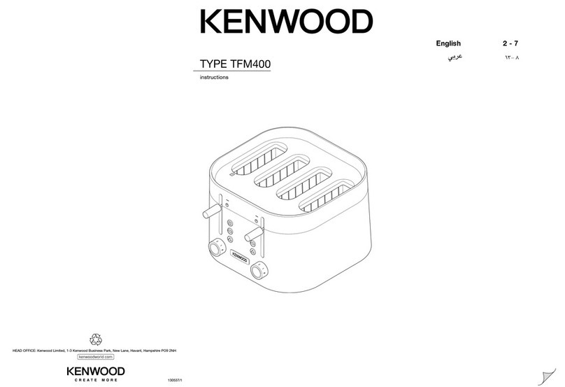 Kenwood TFM400 User manual