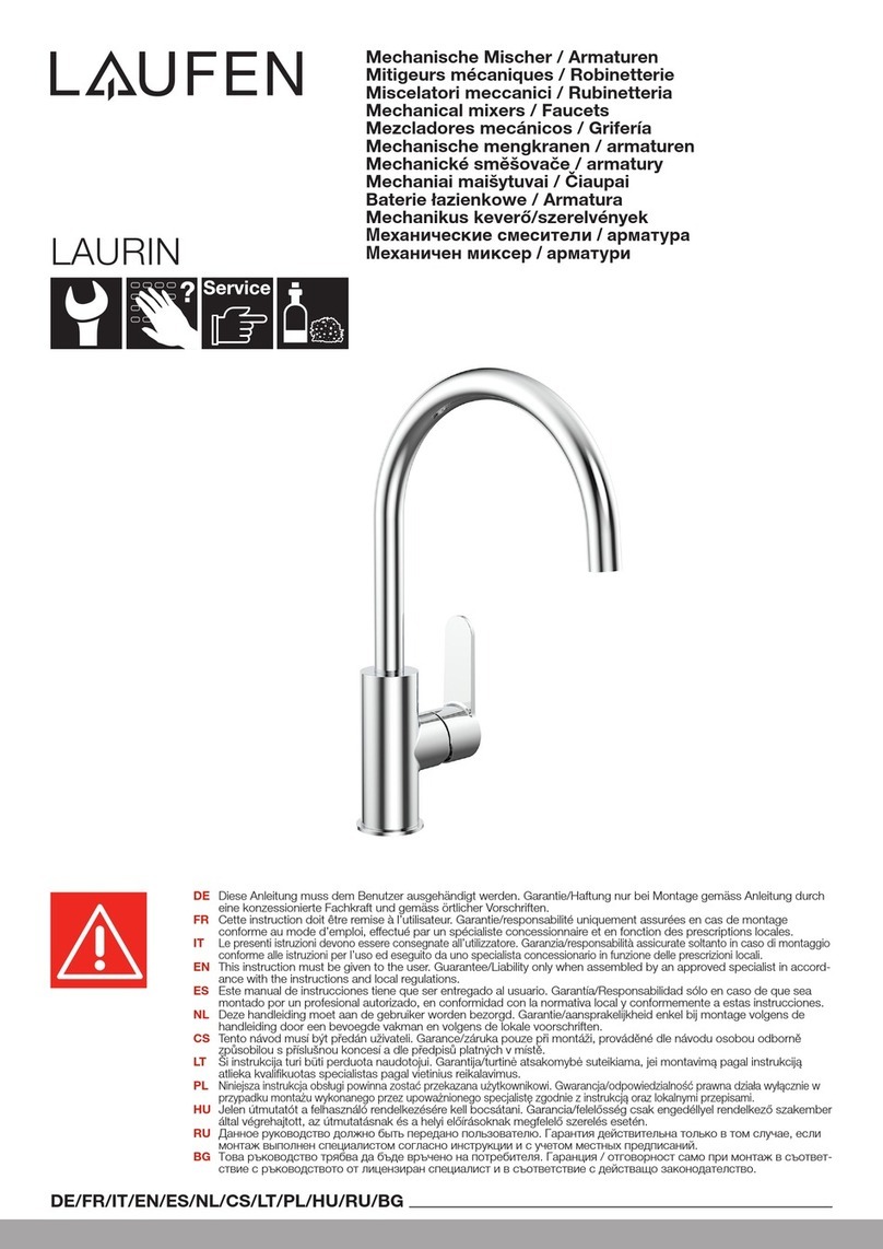 Laufen LAURIN HF500730100000 manual