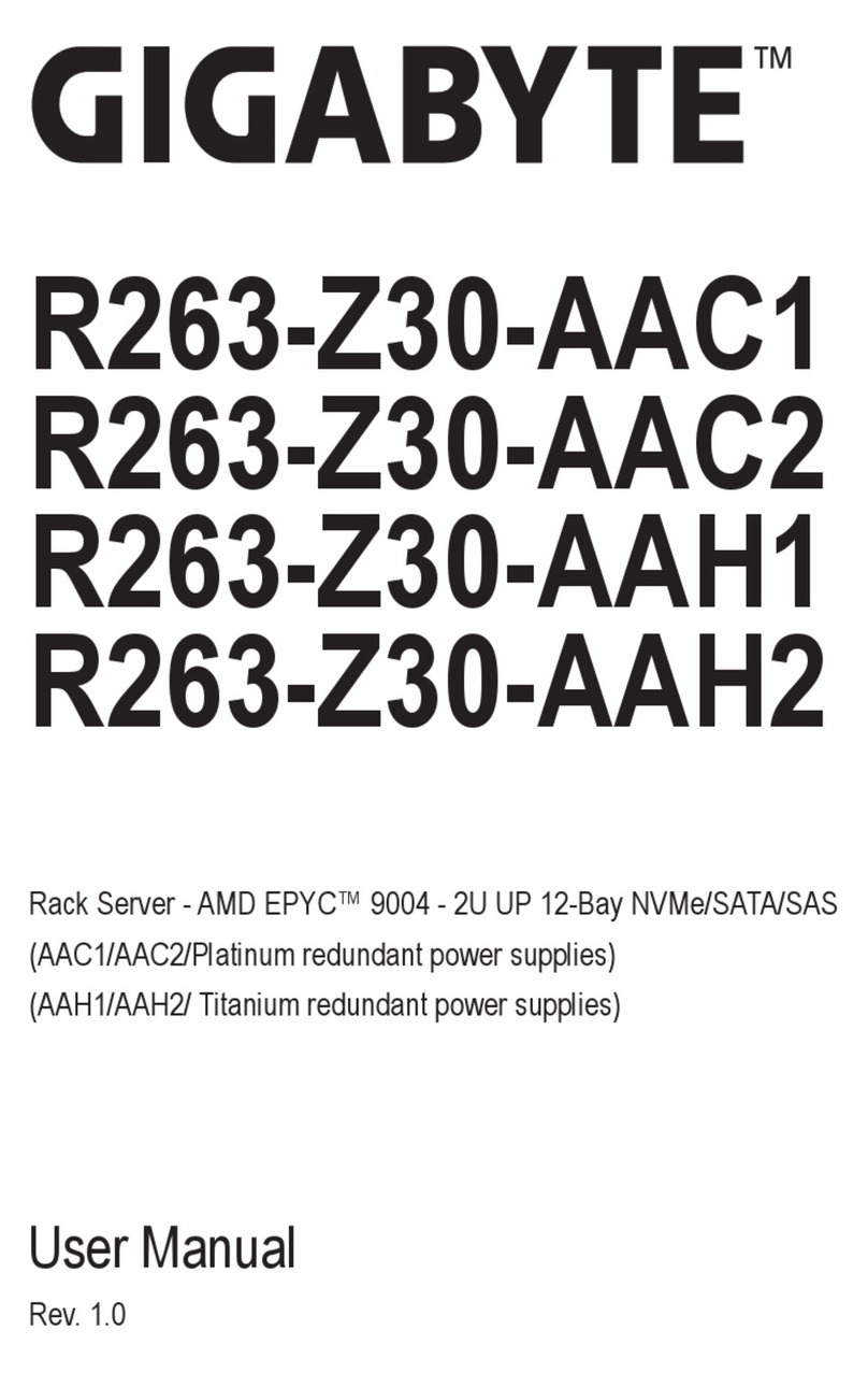 Gigabyte R263-Z30-AAH1 user manual