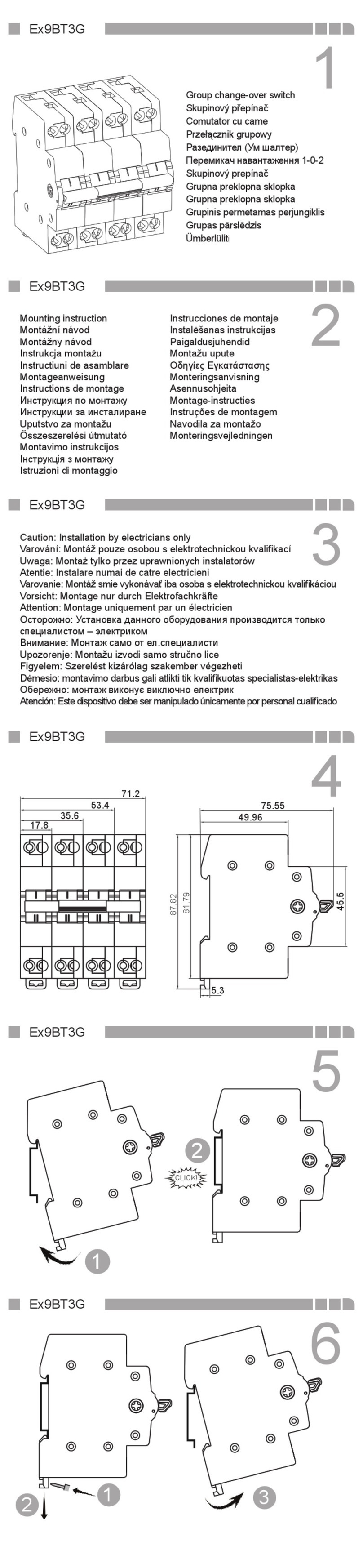 Noark Ex9BT3G User manual