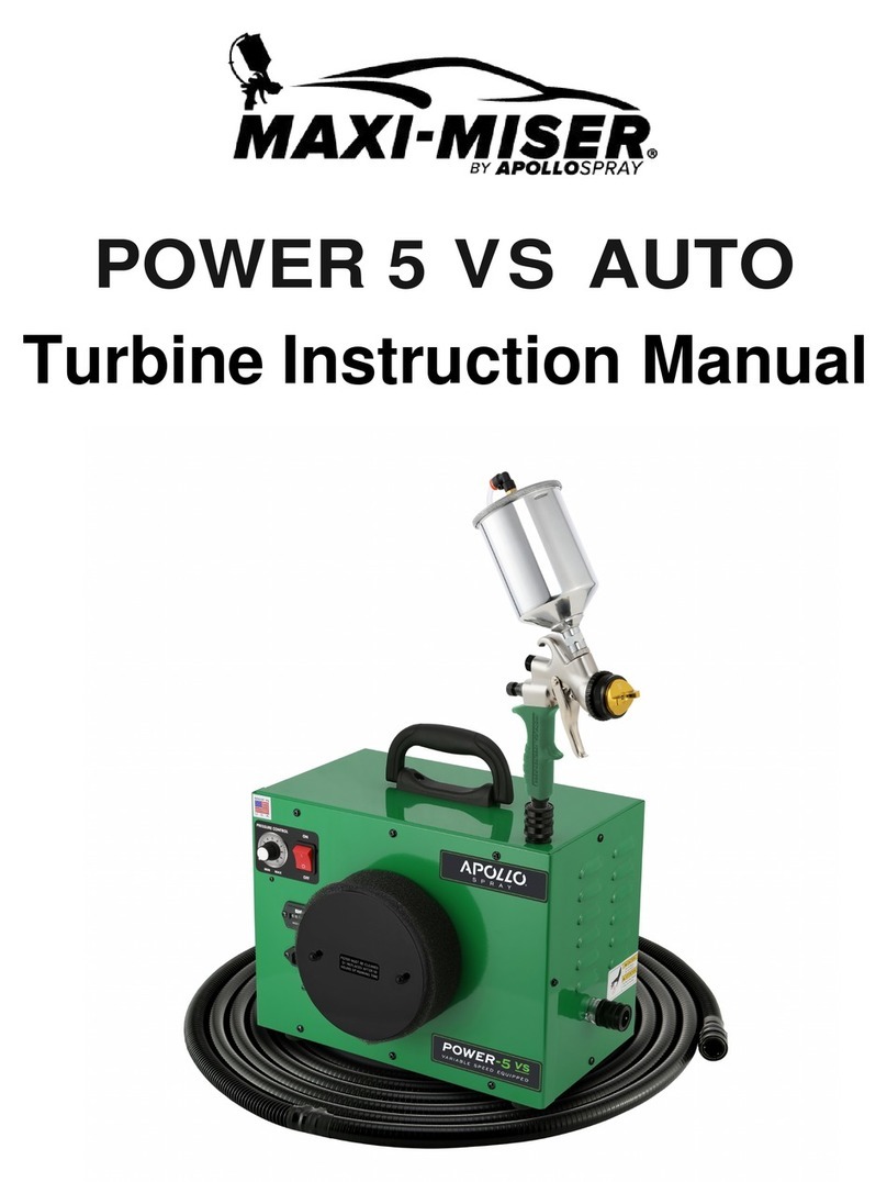 Apollo Sprayers MAXI-MISER POWER 5 VS AUTO User manual