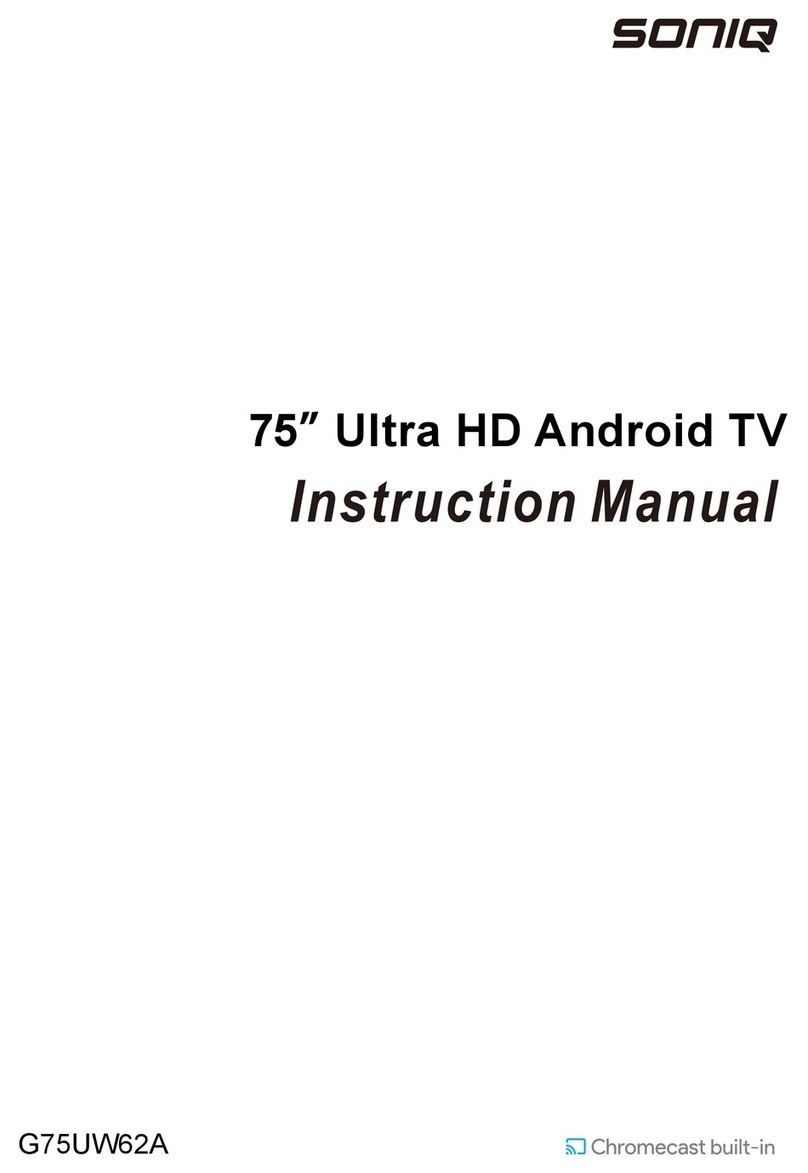 SONIQ G75UW62A instruction manual