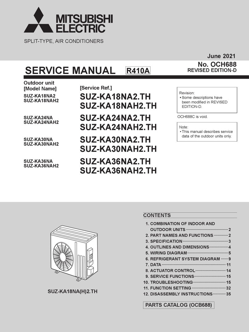 Mitsubishi Electric SUZ-KA18NA2 User manual