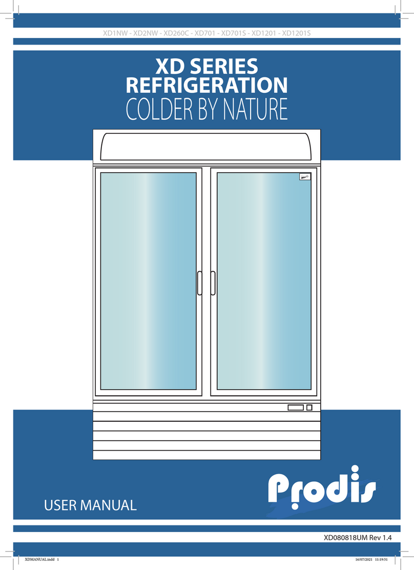 PRODIS XD701S user manual