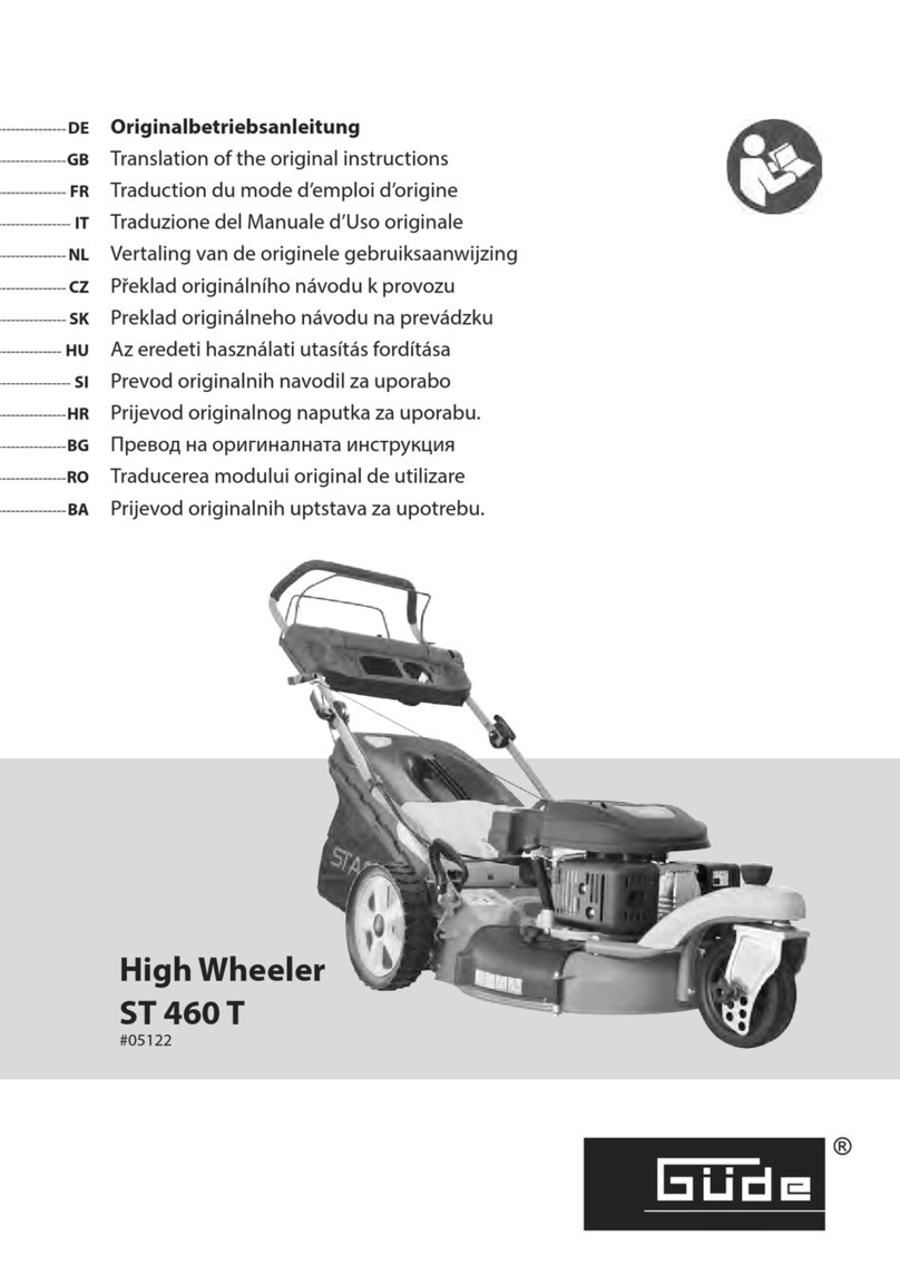 Gude High Wheeler ST 460 T Translation of the original instructions