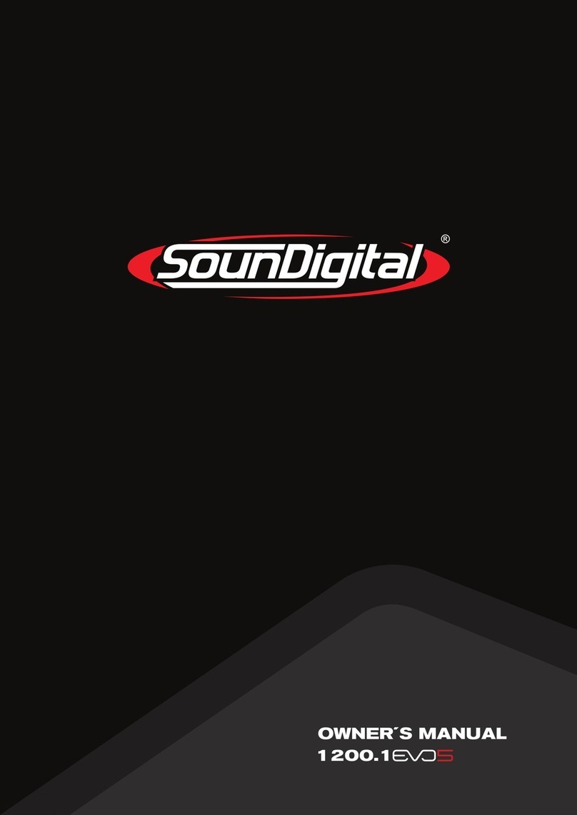 Soundigital 1200.1 EVO5 owner's manual