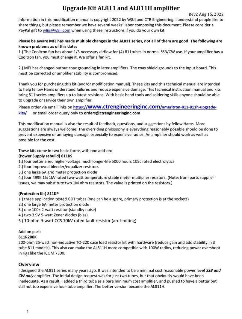 AMERITRON AL811 User manual