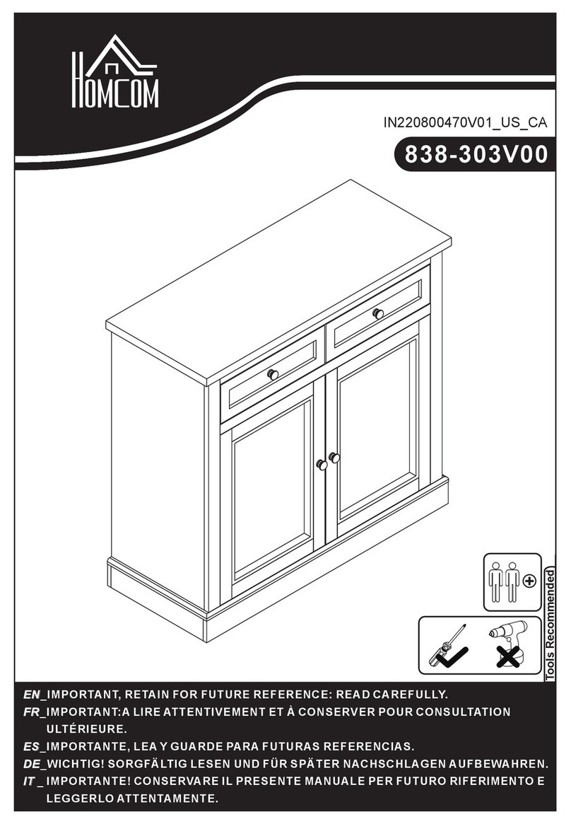 HOMCOM 838-303V00 User manual HOMCOM 838-303V00 User manual