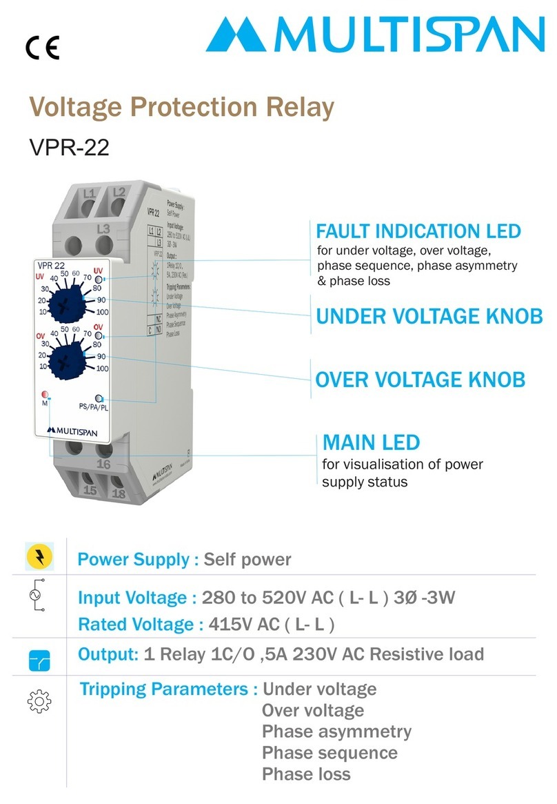MULTISPAN VPR-22 Instruction sheet