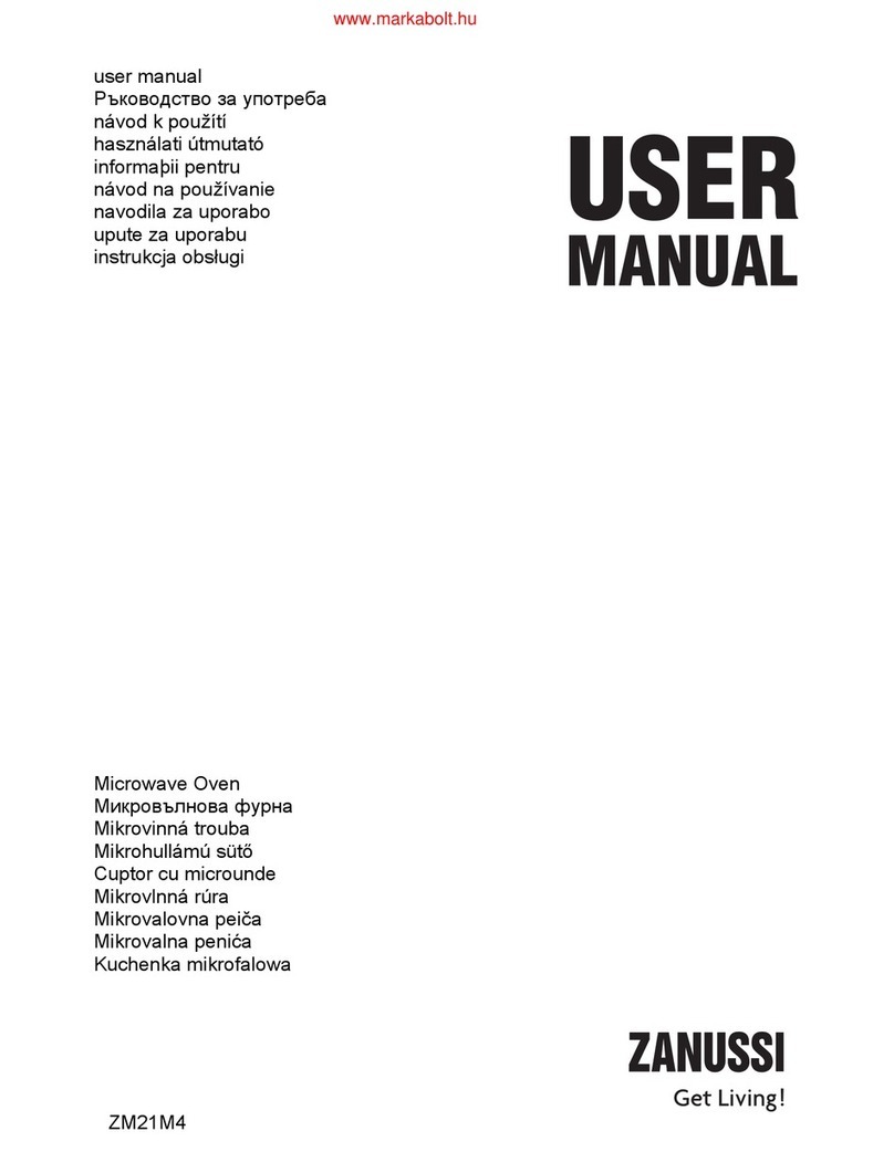 Zanussi ZM21M4 user manual
