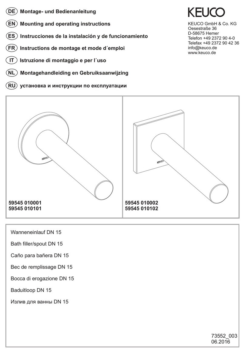 KEUCO IXMO 59545 010101 Service manual