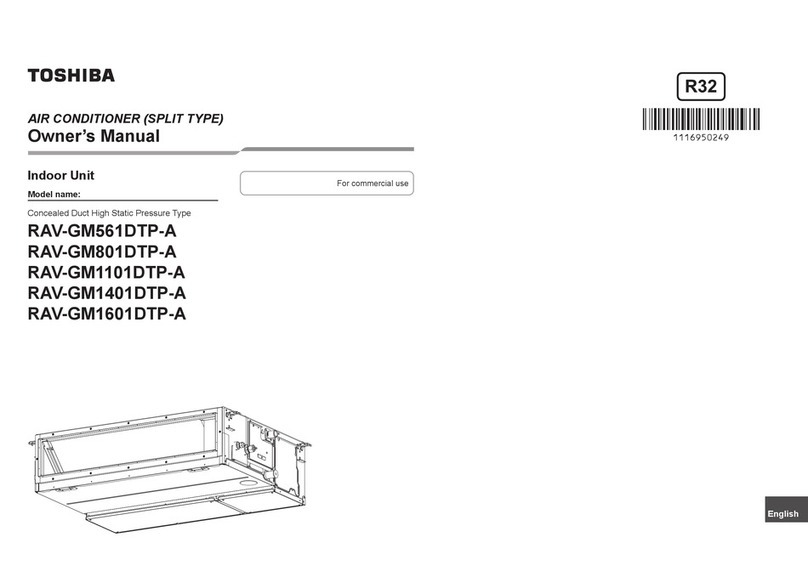Toshiba RAV-GM561DTP-A User manual