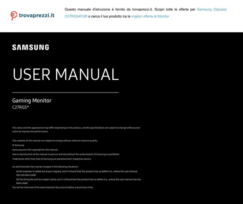 Samsung Odyssey C27RG54FQR user manual