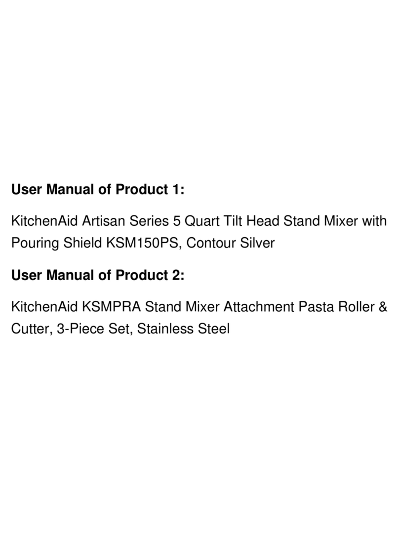 KitchenAid Artisan 5 Series user manual