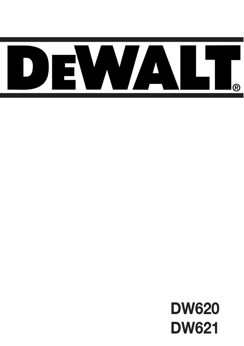 DeWalt DW620 User manual