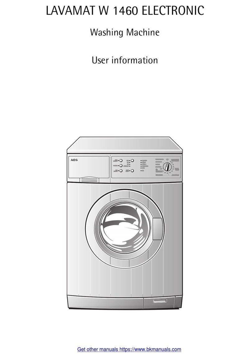 Electrolux LAVAMAT W 1460 ELECTRONIC User information