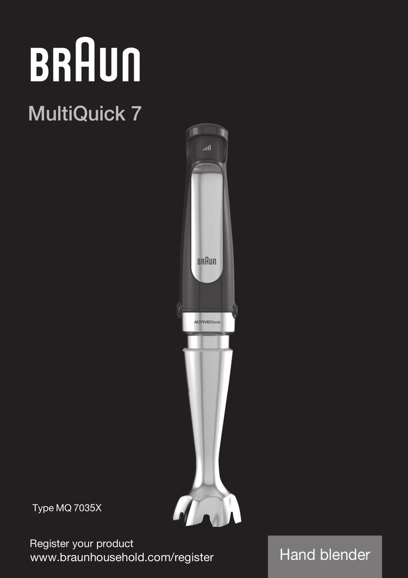Braun MultiQuick 7 MQ 7035X User manual