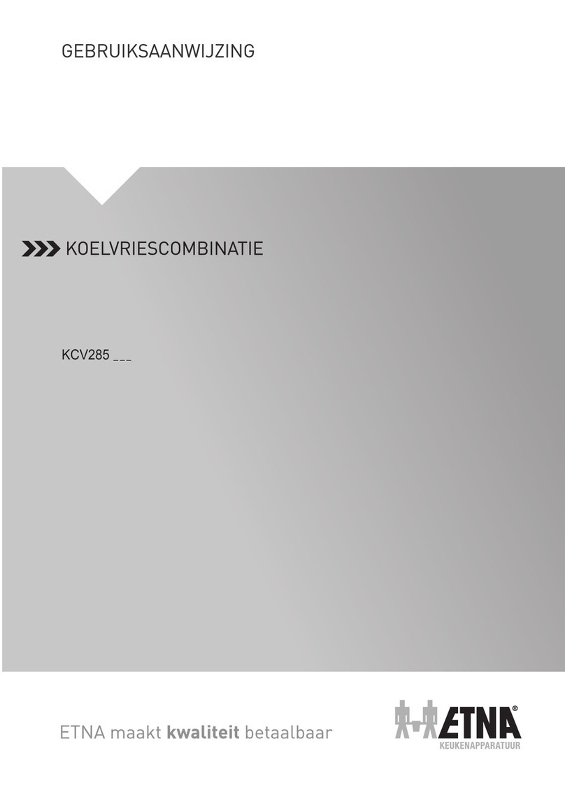 ETNA KCV285 Series Instructions for use