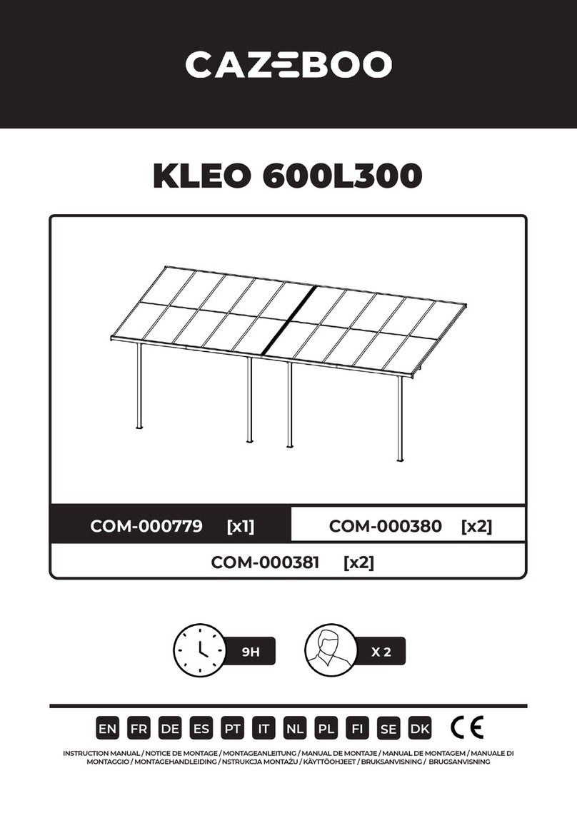 CAZEBOO COM-000779 User manual CAZEBOO COM-000779 User manual