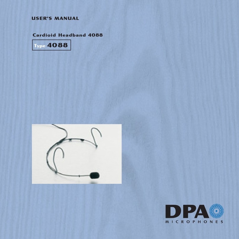 DPA 4088-F user manual