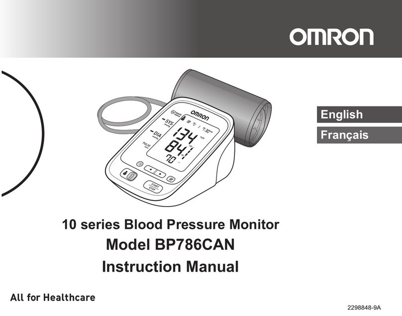 Omron BP786CAN User manual