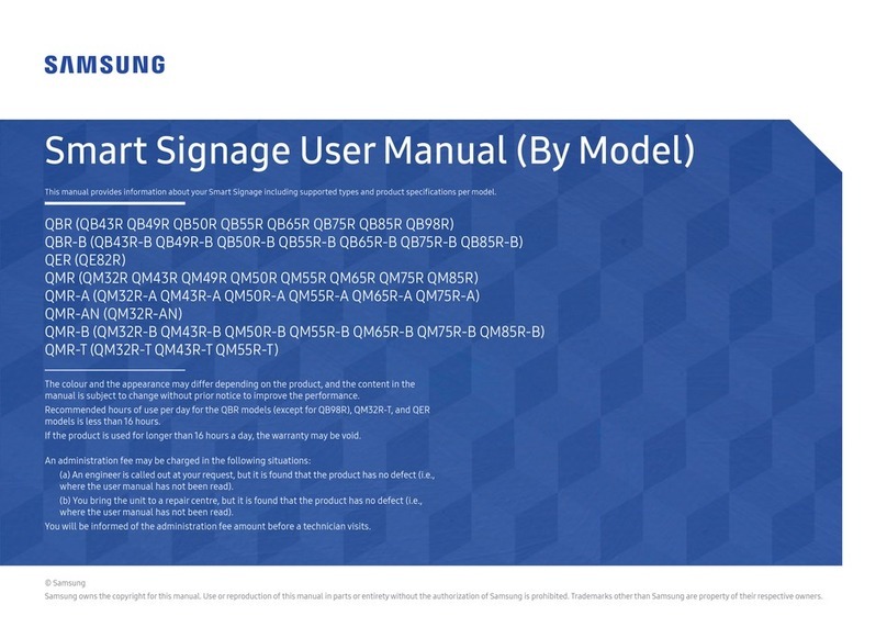 Samsung QBR user manual