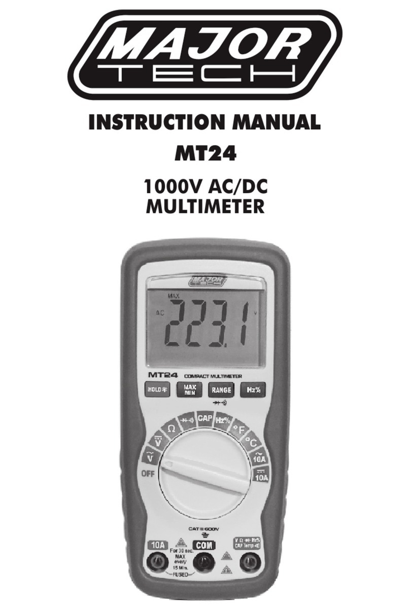 Major tech MT24 instruction manual