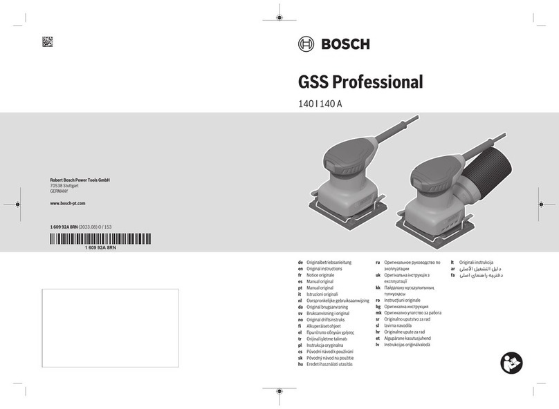 Bosch Professional GSS 140 Original instructions