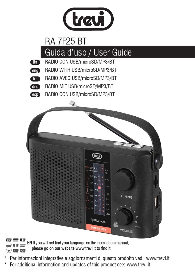 Trevi RA 7F25 BT User manual
