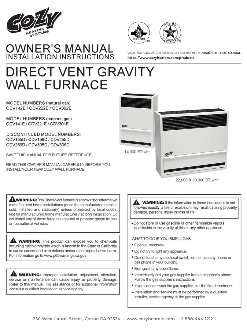 COZY CDV142E User manual