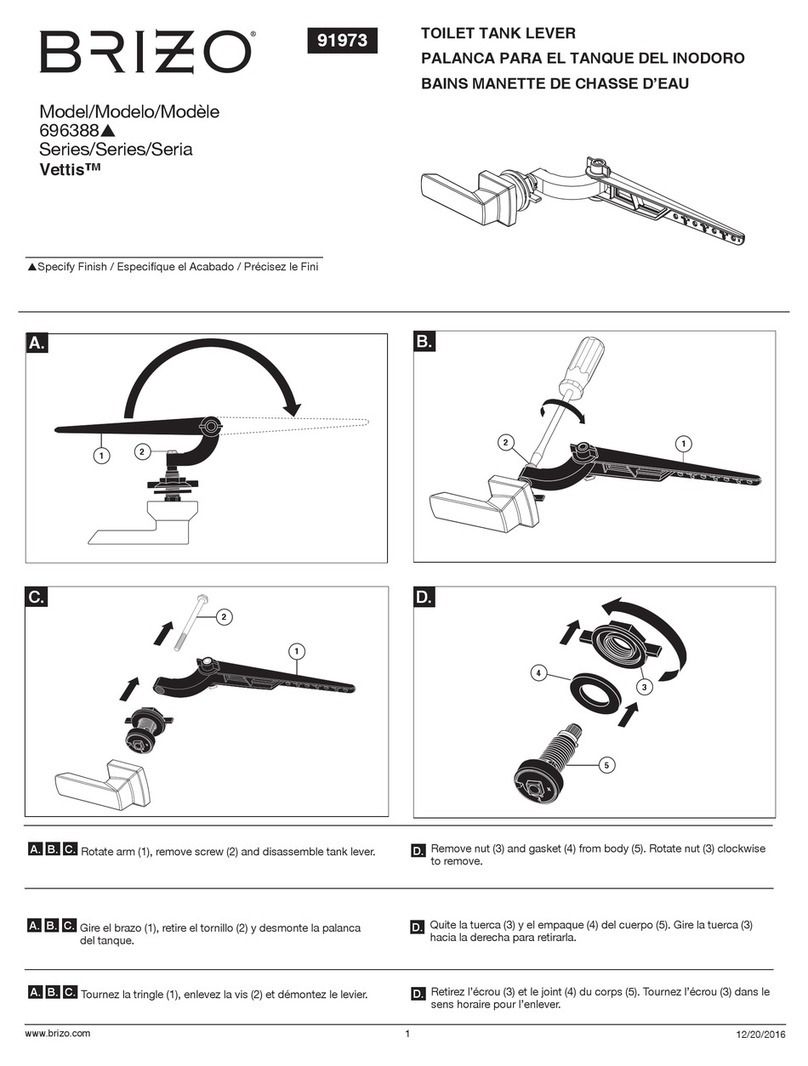 Brizo Vettis 696388-BL manual