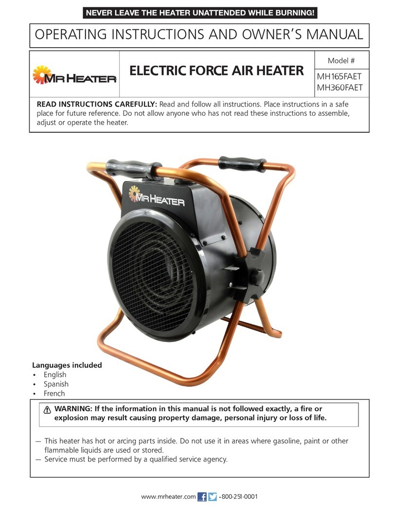 MrHeater MH360FAET Assembly instructions