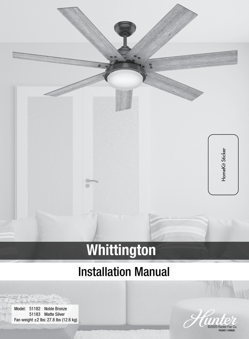 Hunter Whittington 51183 User manual